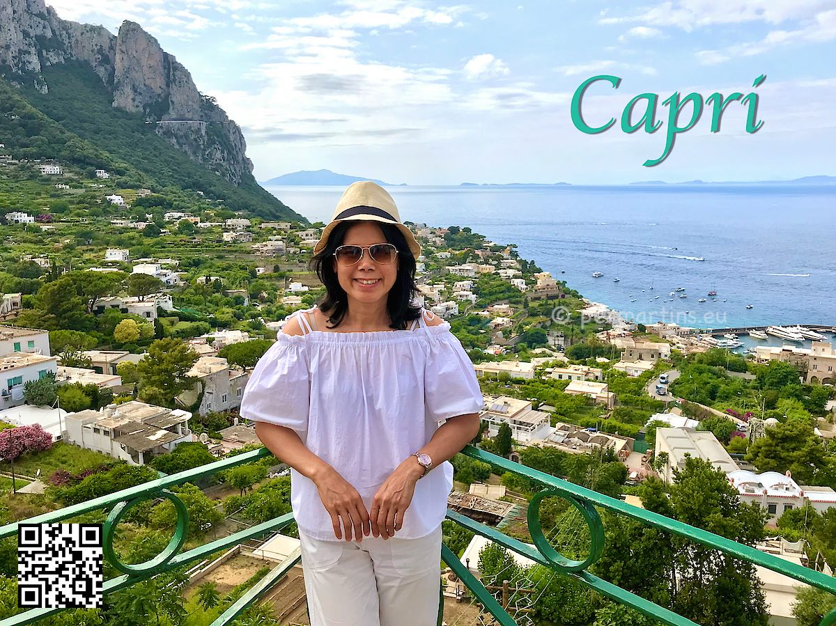 Italy Isola di Capri Funicolare Telescope view point