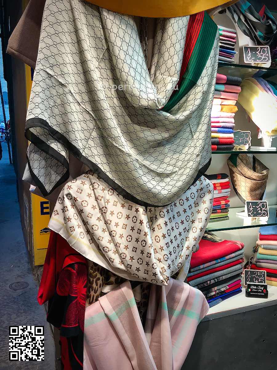 Italy Florence silk and wool scarfs at Bella Scarf 